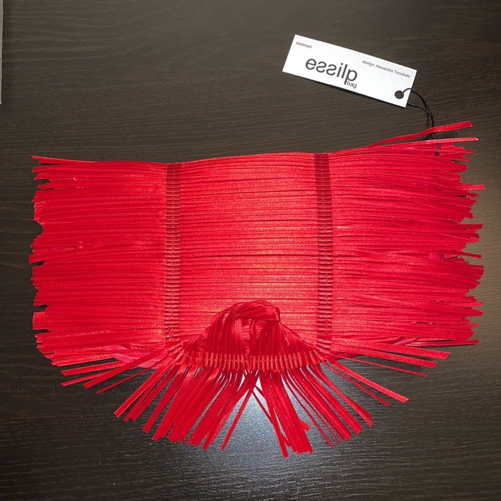 NWT Red Purse, Essilp bag by Alexandra Tsoukala